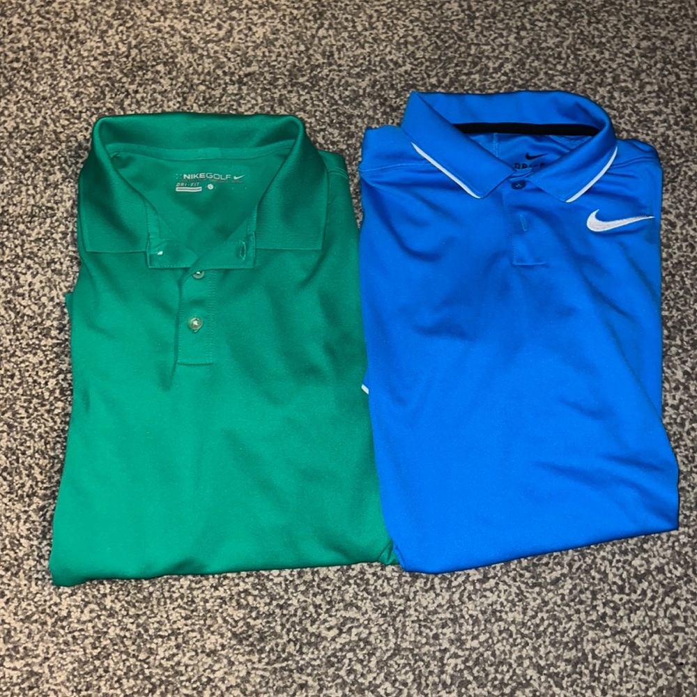 Two Boys NIKE polos